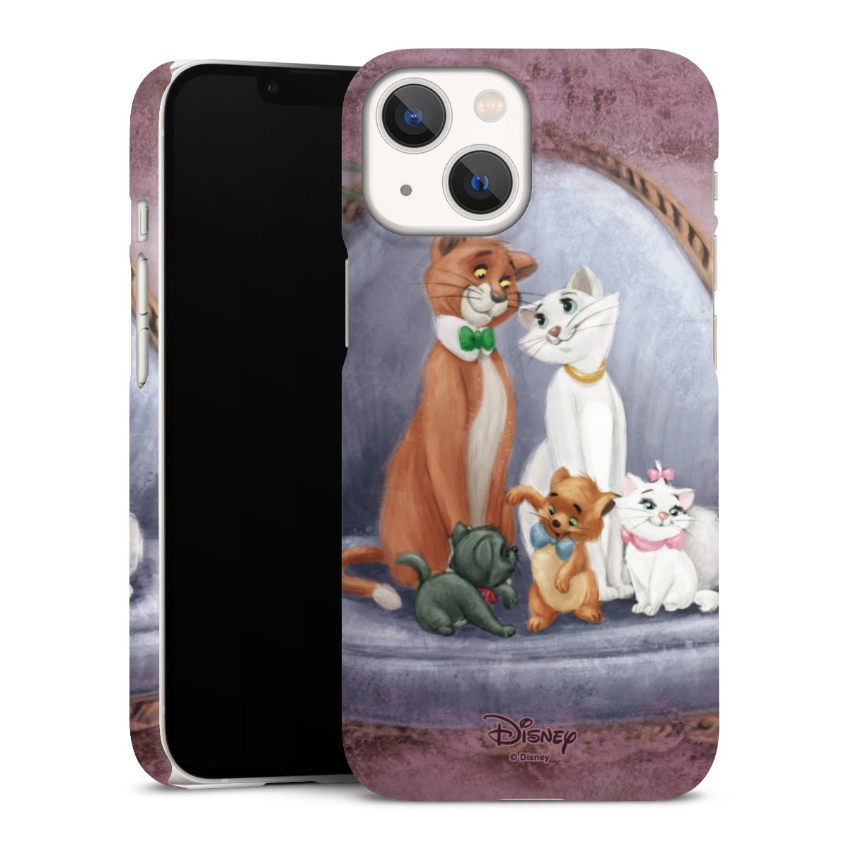 iPhone 13 Mini Handy Premium Case Smartphone Handyhülle Schutzhülle matt Official Licensed Product Disney Aristocats Premium Case