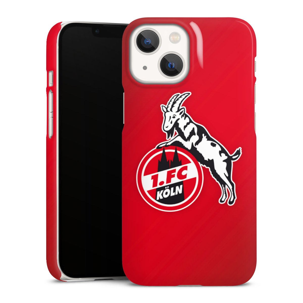 iPhone 13 Mini Handy Premium Case Smartphone Handyhülle Schutzhülle glänzend Official Licensed Product Effzeh 1. Fc Köln Premium Case