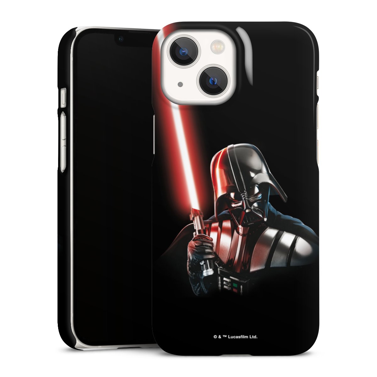 iPhone 13 Mini Handy Premium Case Smartphone Handyhülle Schutzhülle glänzend Star Wars Merchandise Darth Vader Premium Case