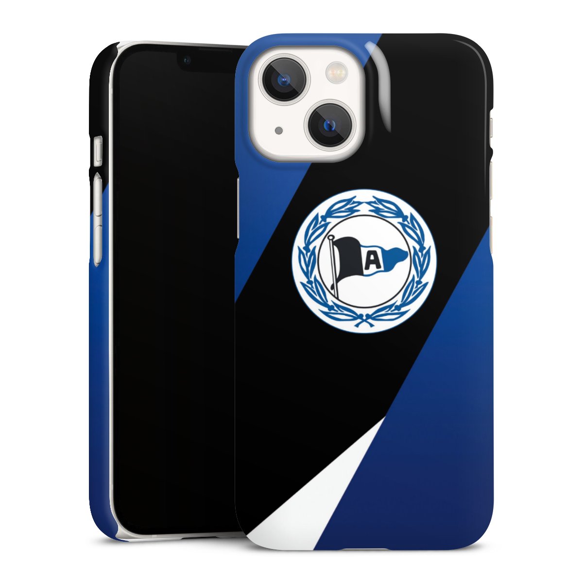 iPhone 13 Mini Handy Premium Case Smartphone Handyhülle Schutzhülle glänzend Official Licensed Product Arminia Bielefeld Dsc Premium Case