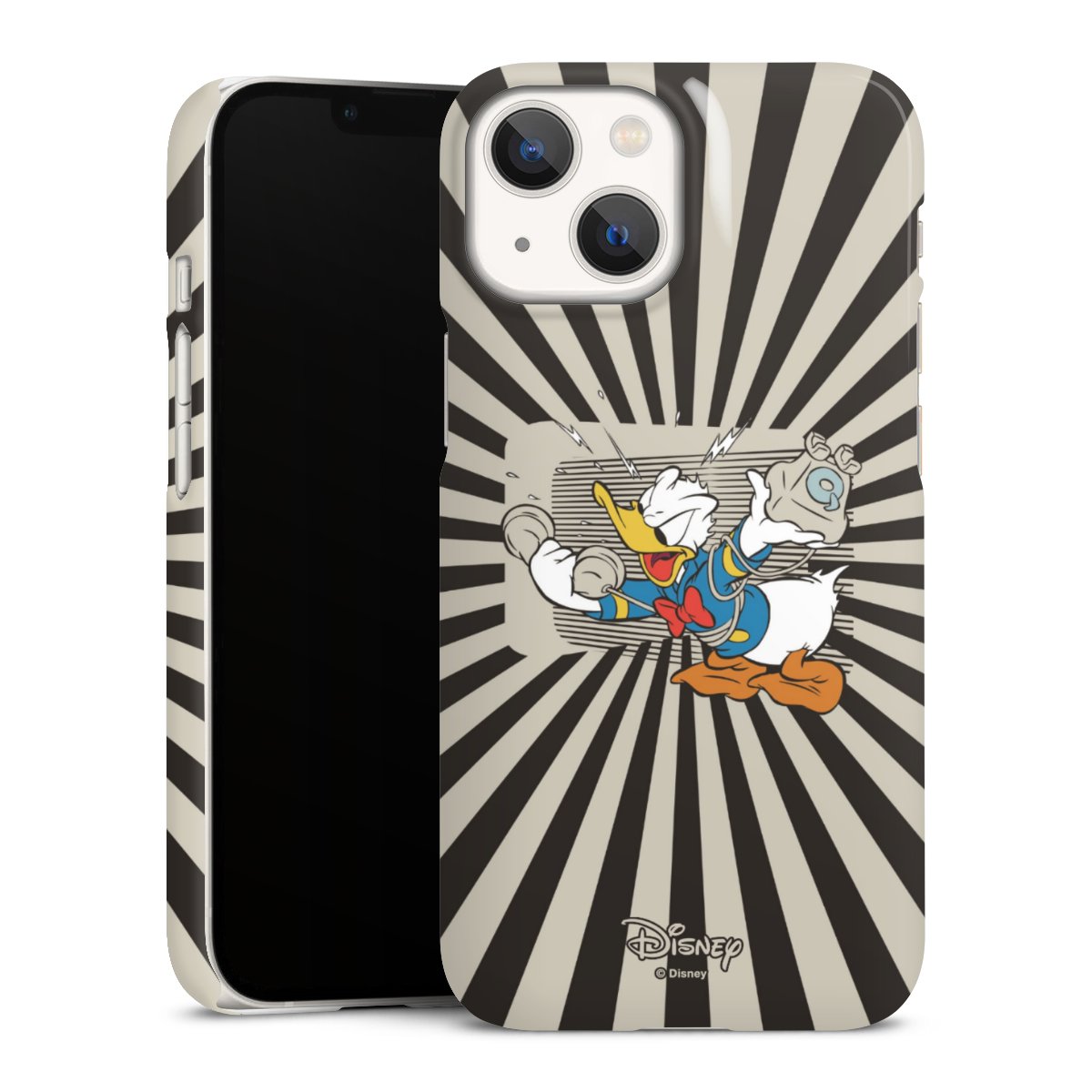 iPhone 13 Mini Handy Premium Case Smartphone Handyhülle Schutzhülle glänzend Donald Duck Disney Official Licensed Product Premium Case