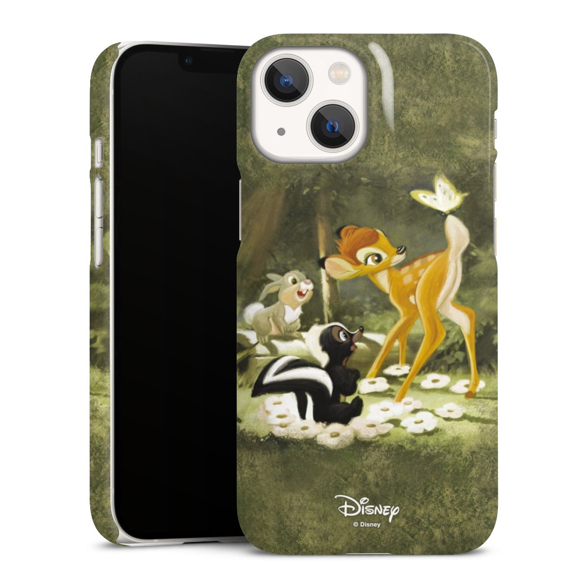 iPhone 13 Mini Handy Premium Case Smartphone Handyhülle Schutzhülle glänzend Disney Official Licensed Product Bambi Premium Case