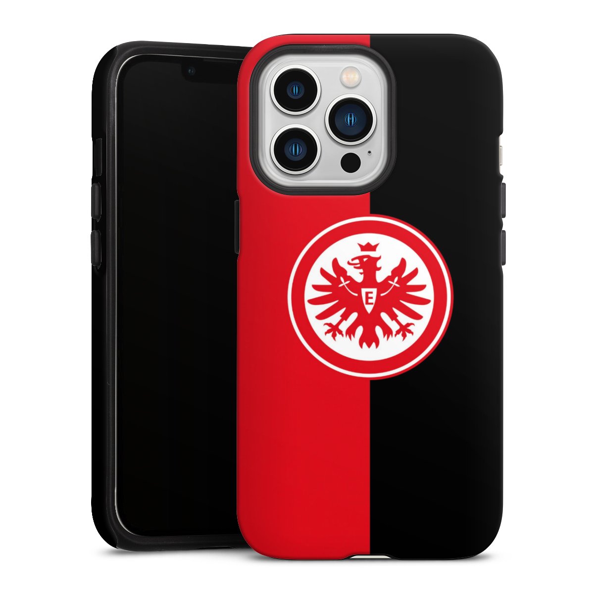 iPhone 13 Pro Handy Panzer Handyhülle robuste Outdoor Hülle Schutzhülle matt Official Licensed Product Eintracht Frankfurt Sge Tough Case