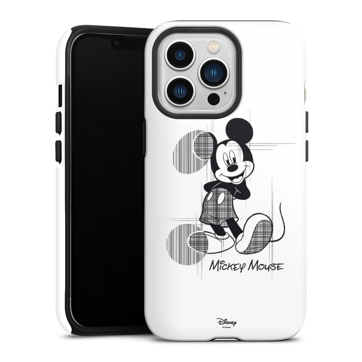 iPhone 13 Pro Handy Panzer Handyhülle robuste Outdoor Hülle Schutzhülle matt Disney Official Licensed Product Mickey Mouse Tough Case