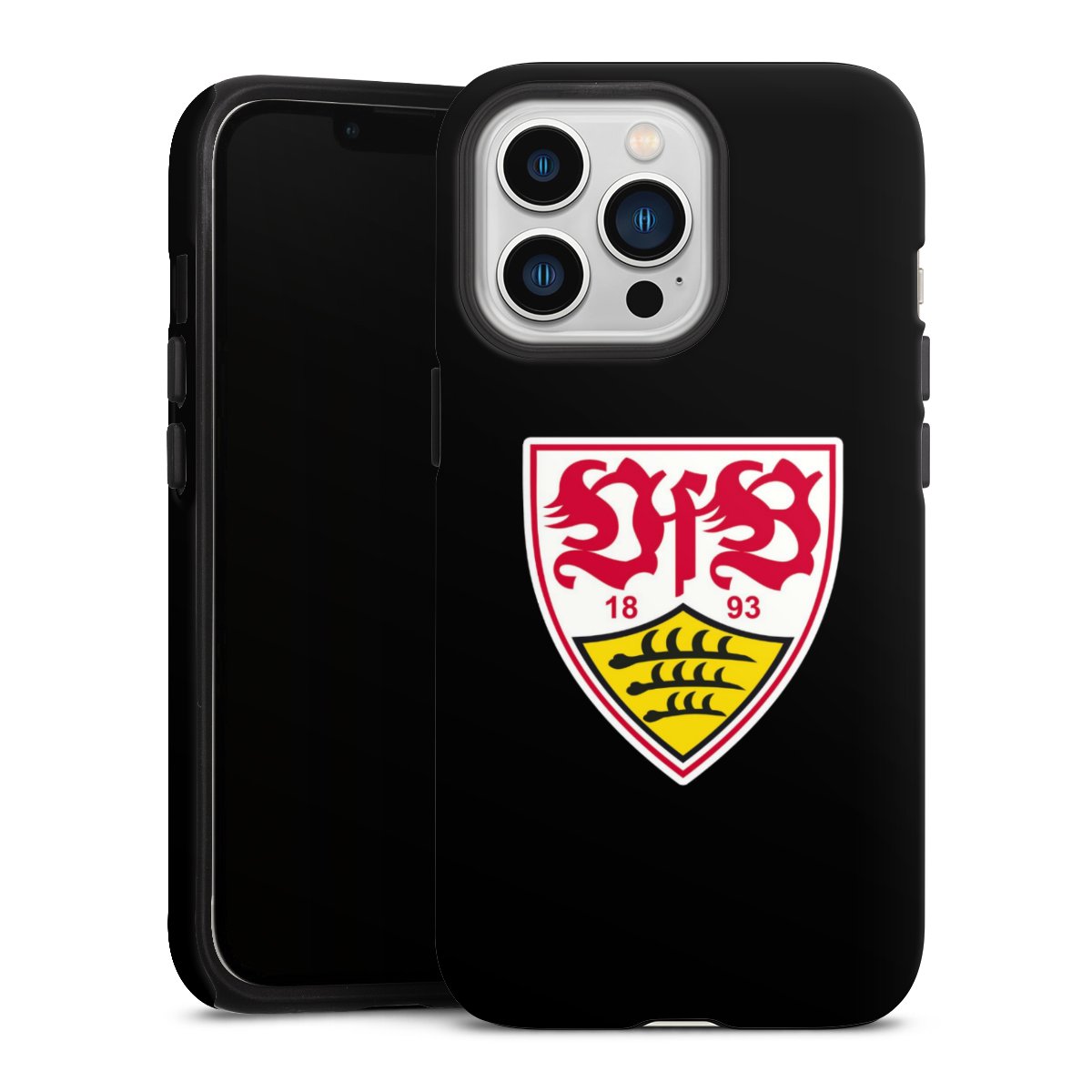 iPhone 13 Pro Handy Panzer Handyhülle robuste Outdoor Hülle Schutzhülle matt Vfb Stuttgart Official Licensed Product Coat Of Arms Tough Case