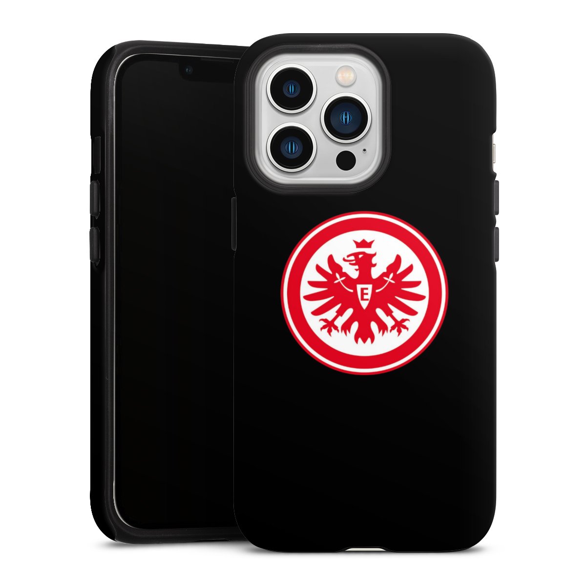 iPhone 13 Pro Handy Panzer Handyhülle robuste Outdoor Hülle Schutzhülle matt Eintracht Frankfurt Sge Eagle Tough Case