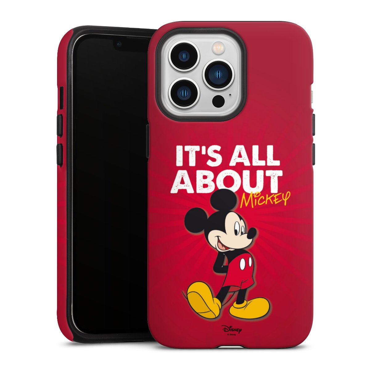 iPhone 13 Pro Handy Panzer Handyhülle robuste Outdoor Hülle Schutzhülle matt Mouse Disney Official Licensed Product Tough Case