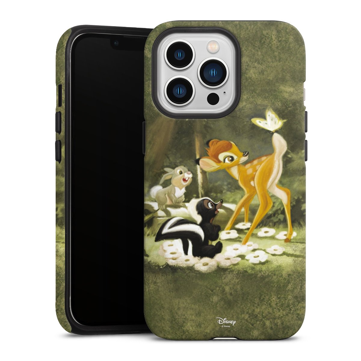 iPhone 13 Pro Handy Panzer Handyhülle robuste Outdoor Hülle Schutzhülle matt Disney Official Licensed Product Bambi Tough Case