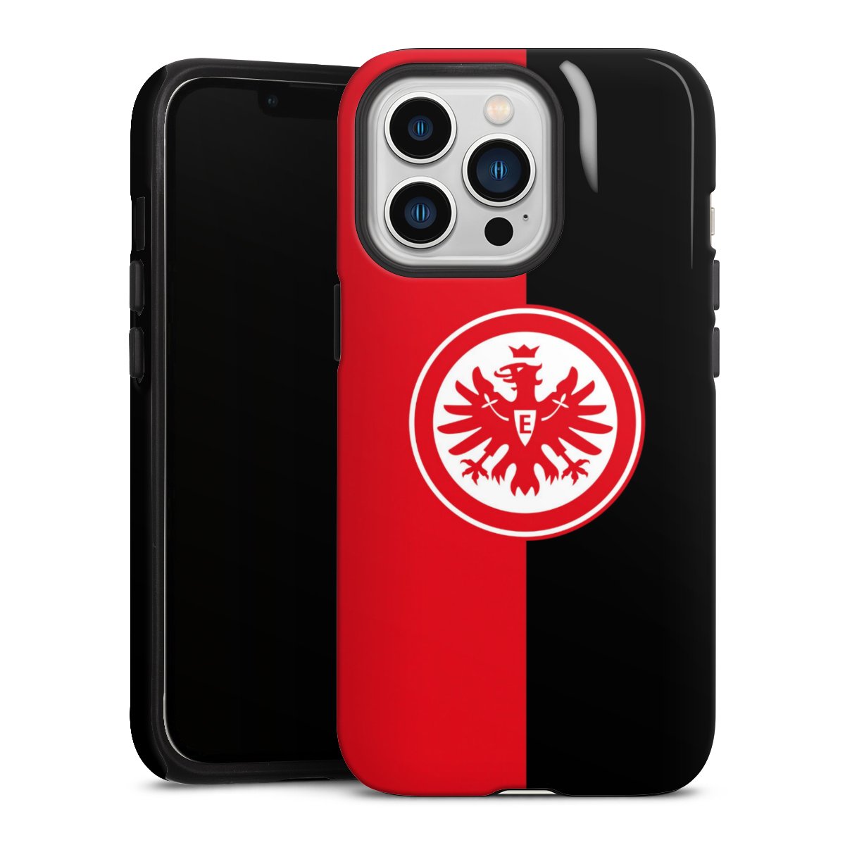 iPhone 13 Pro Handy Panzer Handyhülle robuste Outdoor Hülle Schutzhülle glänzend Official Licensed Product Eintracht Frankfurt Sge Tough Case