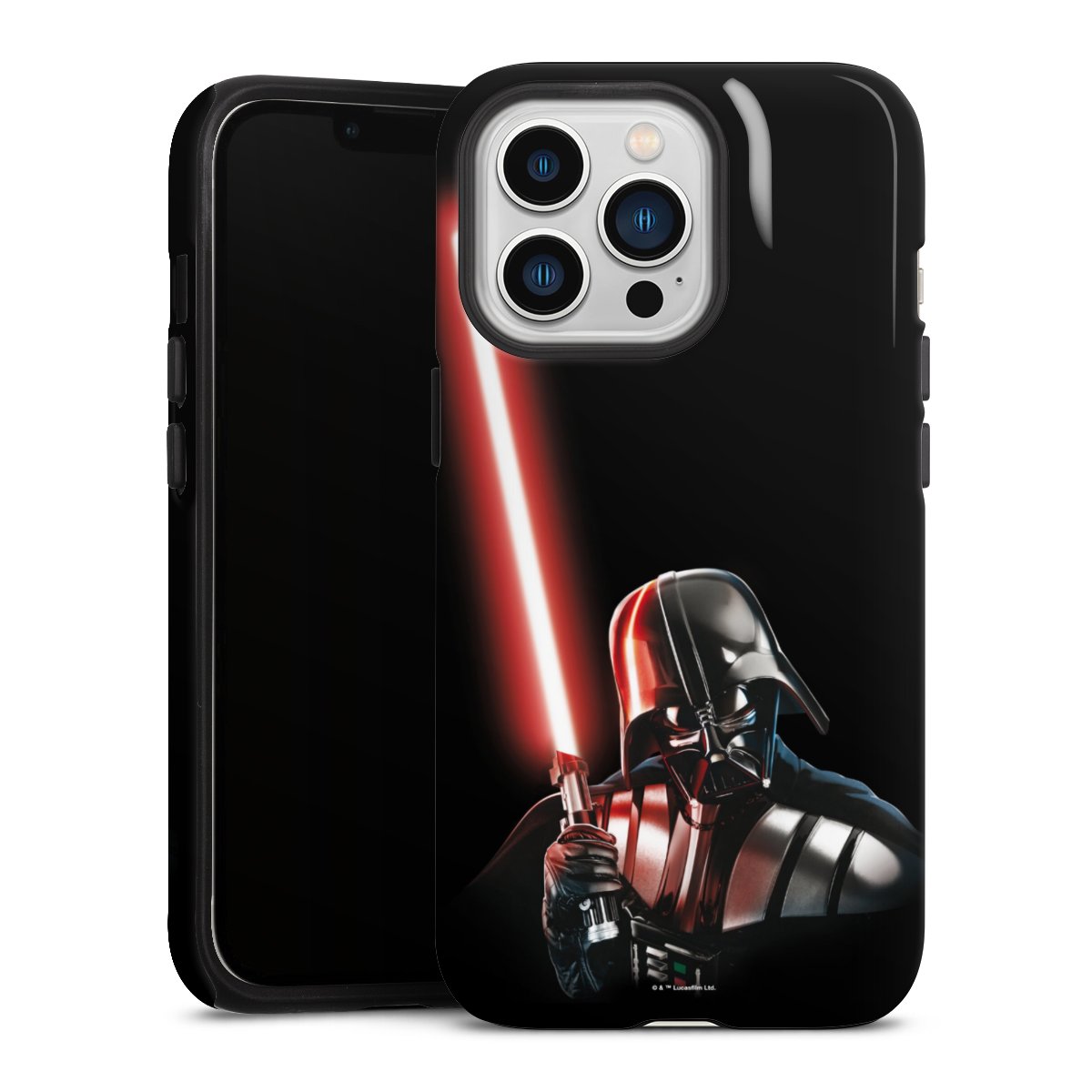 iPhone 13 Pro Handy Panzer Handyhülle robuste Outdoor Hülle Schutzhülle glänzend Star Wars Merchandise Darth Vader Tough Case