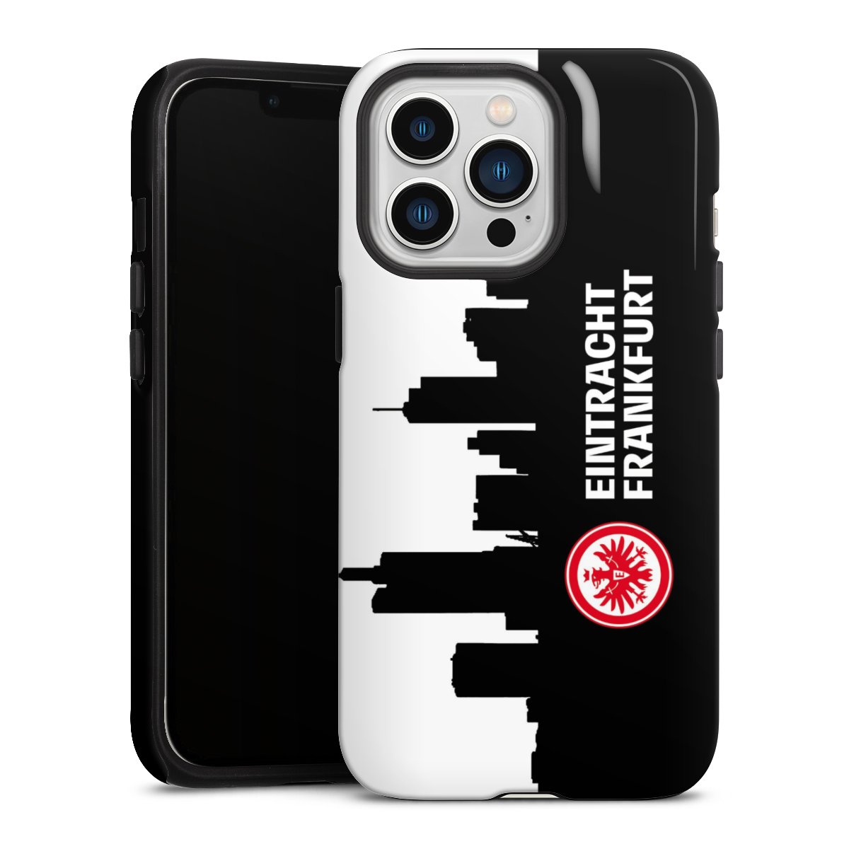 iPhone 13 Pro Handy Panzer Handyhülle robuste Outdoor Hülle Schutzhülle glänzend Sge Eintracht Frankfurt Official Licensed Product Tough Case