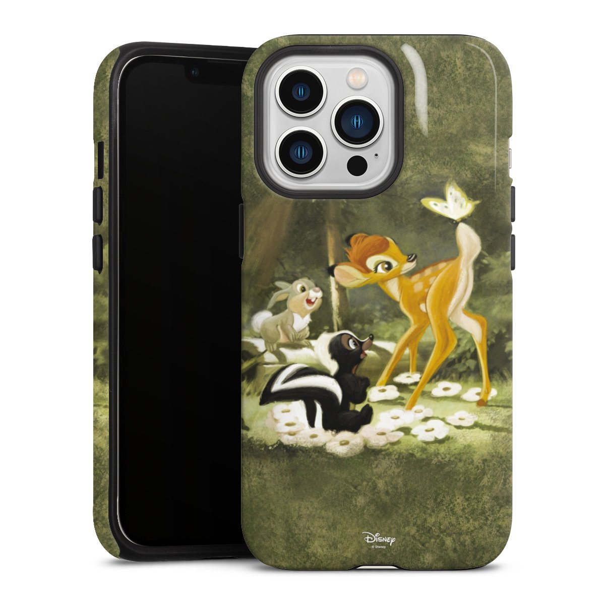 iPhone 13 Pro Handy Panzer Handyhülle robuste Outdoor Hülle Schutzhülle glänzend Disney Official Licensed Product Bambi Tough Case