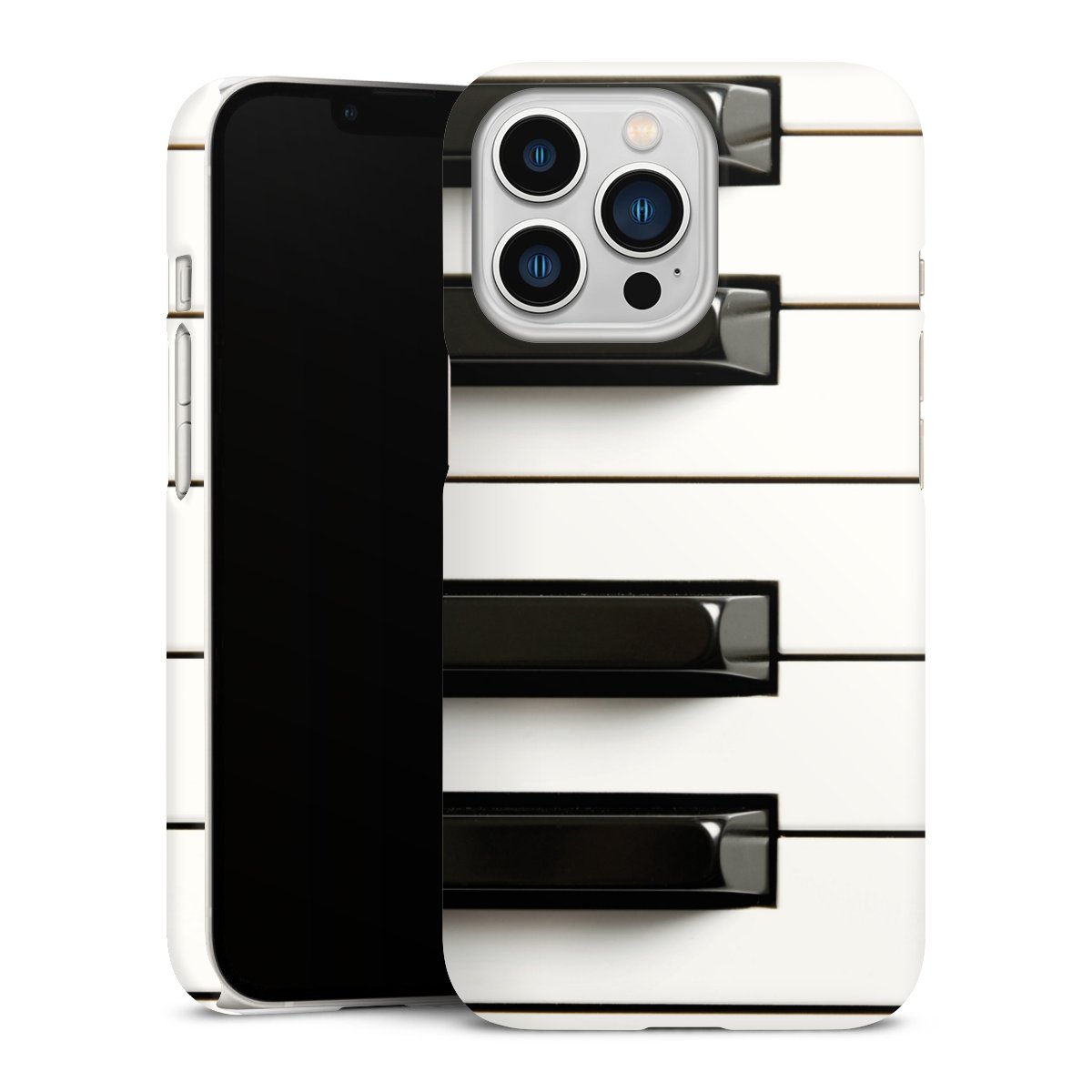 iPhone 13 Pro Handy Premium Case Smartphone Handyhülle Schutzhülle matt Klavier Piano Music Premium Case