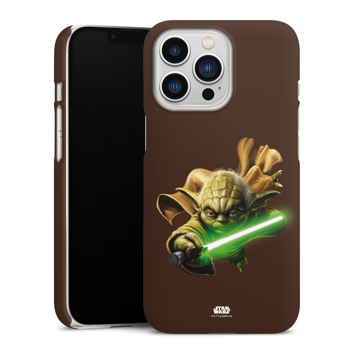 iPhone 13 Pro Handy Premium Case Smartphone Handyhülle Schutzhülle matt Yoda Merchandise Star Wars Premium Case