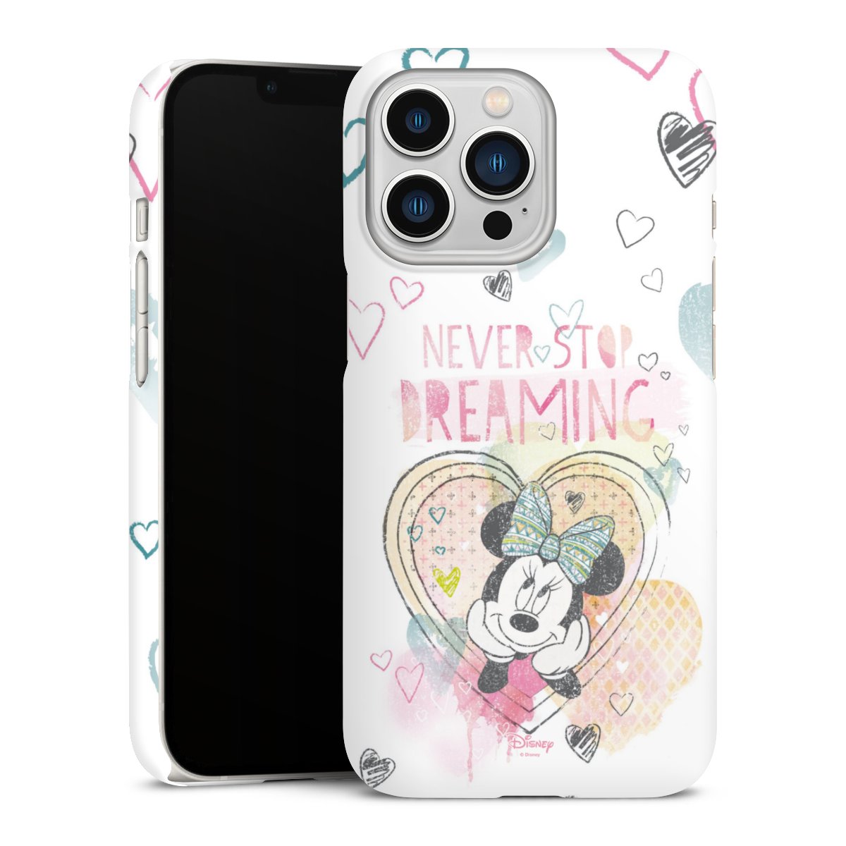 iPhone 13 Pro Handy Premium Case Smartphone Handyhülle Schutzhülle matt Disney Official Licensed Product Minnie Mouse Premium Case