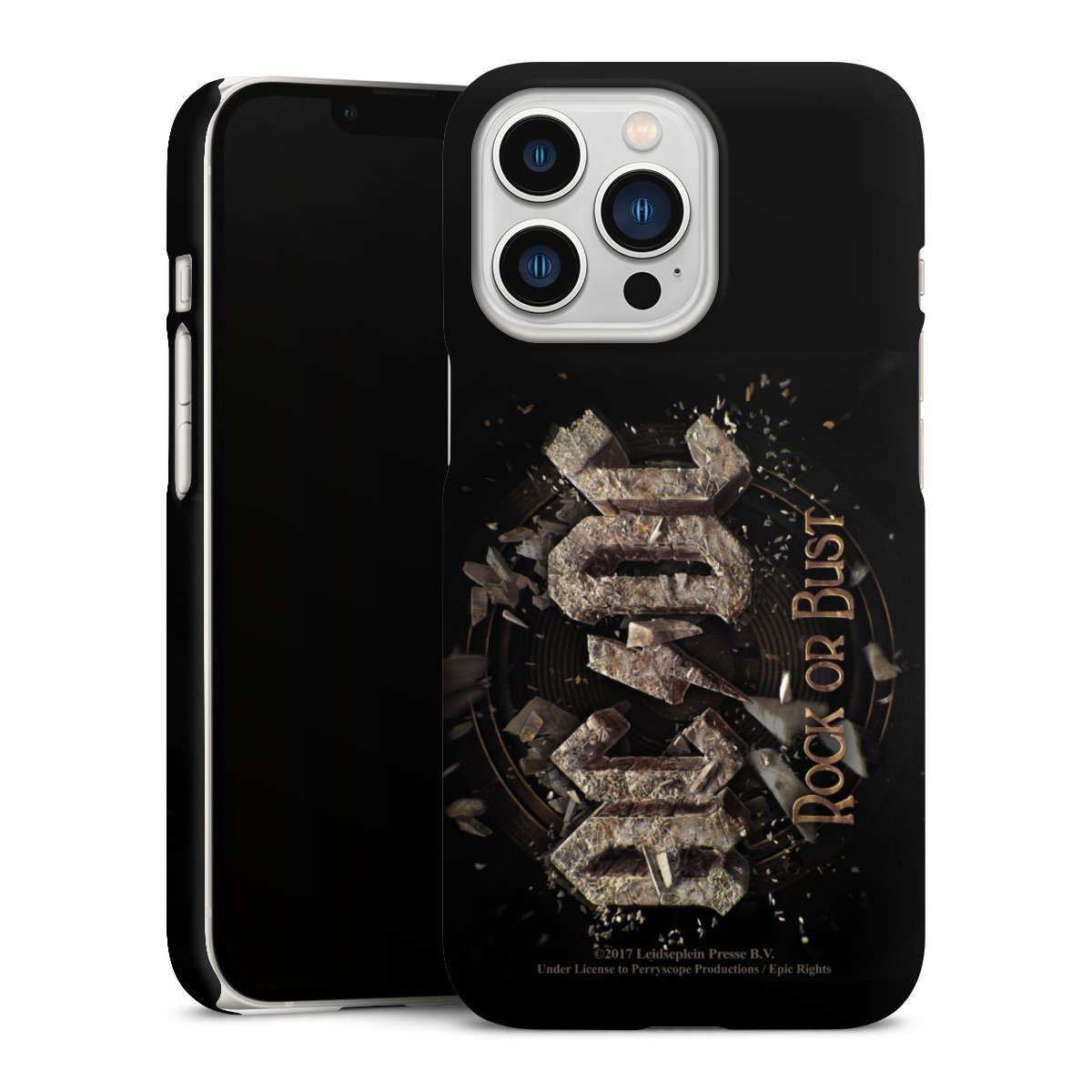 iPhone 13 Pro Handy Premium Case Smartphone Handyhülle Schutzhülle matt Acdc Official Licensed Product Rock Or Bust Premium Case