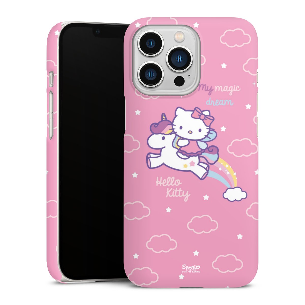 iPhone 13 Pro Handy Premium Case Smartphone Handyhülle Schutzhülle matt Einhorn Official Licensed Product Hello Kitty Premium Case