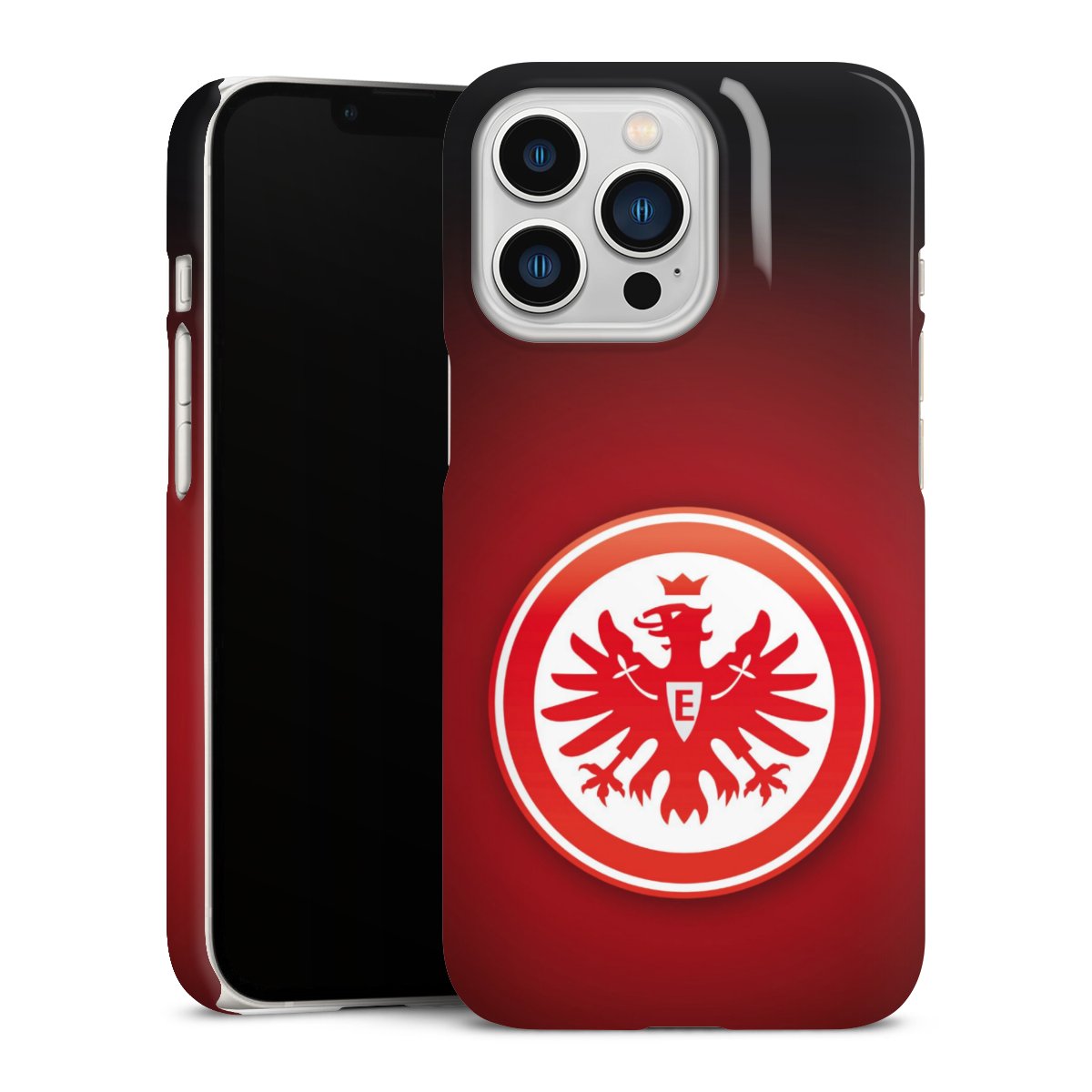 iPhone 13 Pro Handy Premium Case Smartphone Handyhülle Schutzhülle glänzend Eintracht Frankfurt Official Licensed Product Coat Of Arms Premium Case