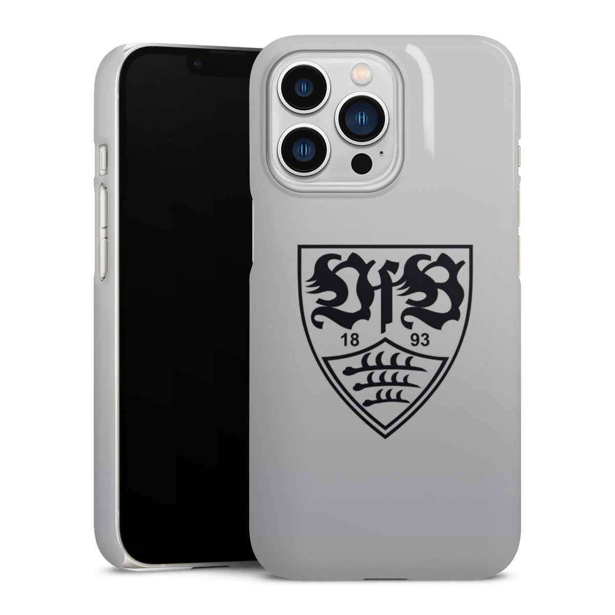 iPhone 13 Pro Handy Premium Case Smartphone Handyhülle Schutzhülle glänzend Logo Vfb Stuttgart Official Licensed Product Premium Case