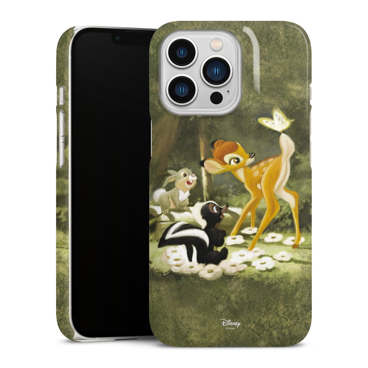 iPhone 13 Pro Handy Premium Case Smartphone Handyhülle Schutzhülle glänzend Disney Official Licensed Product Bambi Premium Case