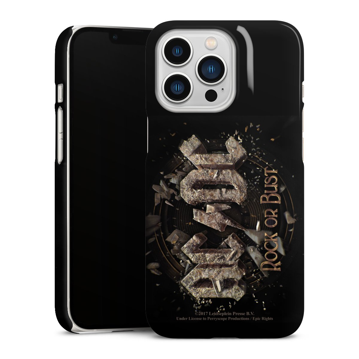 iPhone 13 Pro Handy Premium Case Smartphone Handyhülle Schutzhülle glänzend Acdc Official Licensed Product Rock Or Bust Premium Case