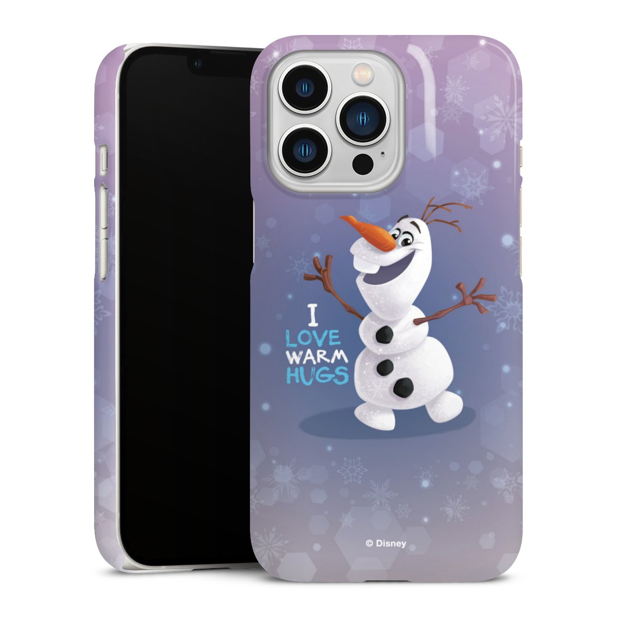 iPhone 13 Pro Handy Premium Case Smartphone Handyhülle Schutzhülle glänzend Frozen Frozen Olaf Official Licensed Product Premium Case