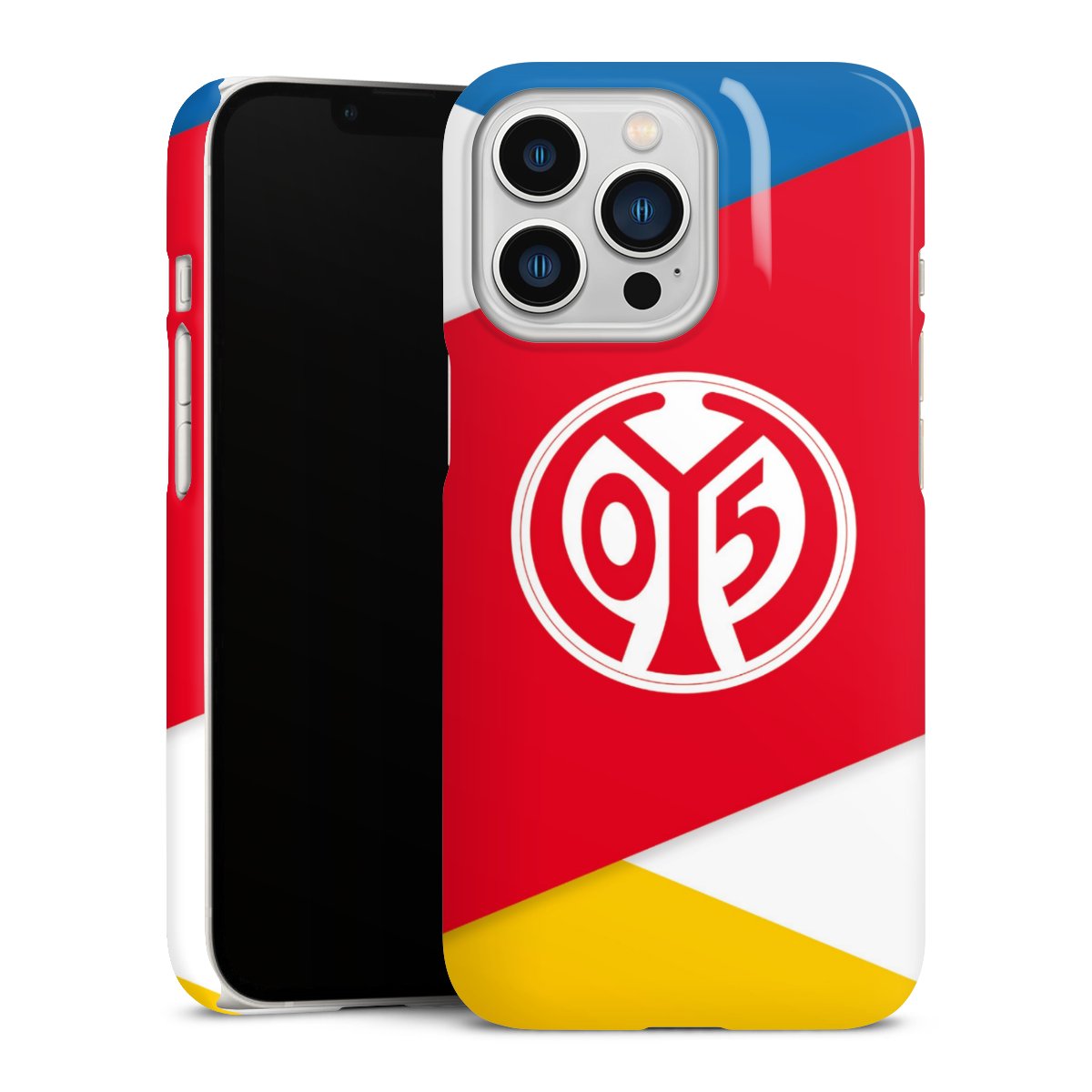 iPhone 13 Pro Handy Premium Case Smartphone Handyhülle Schutzhülle glänzend Official Licensed Product Soccer 1. Fsv Mainz 05 E.V. Premium Case