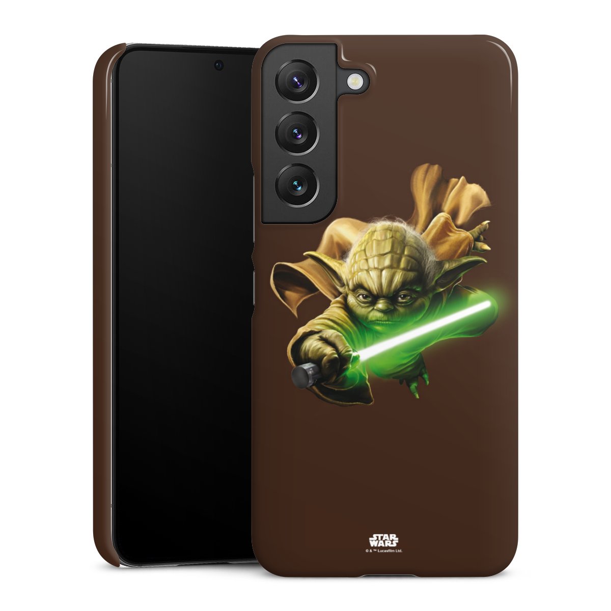 Galaxy S22 Handy Premium Case Smartphone Handyhülle Schutzhülle glänzend Yoda Merchandise Star Wars Premium Case