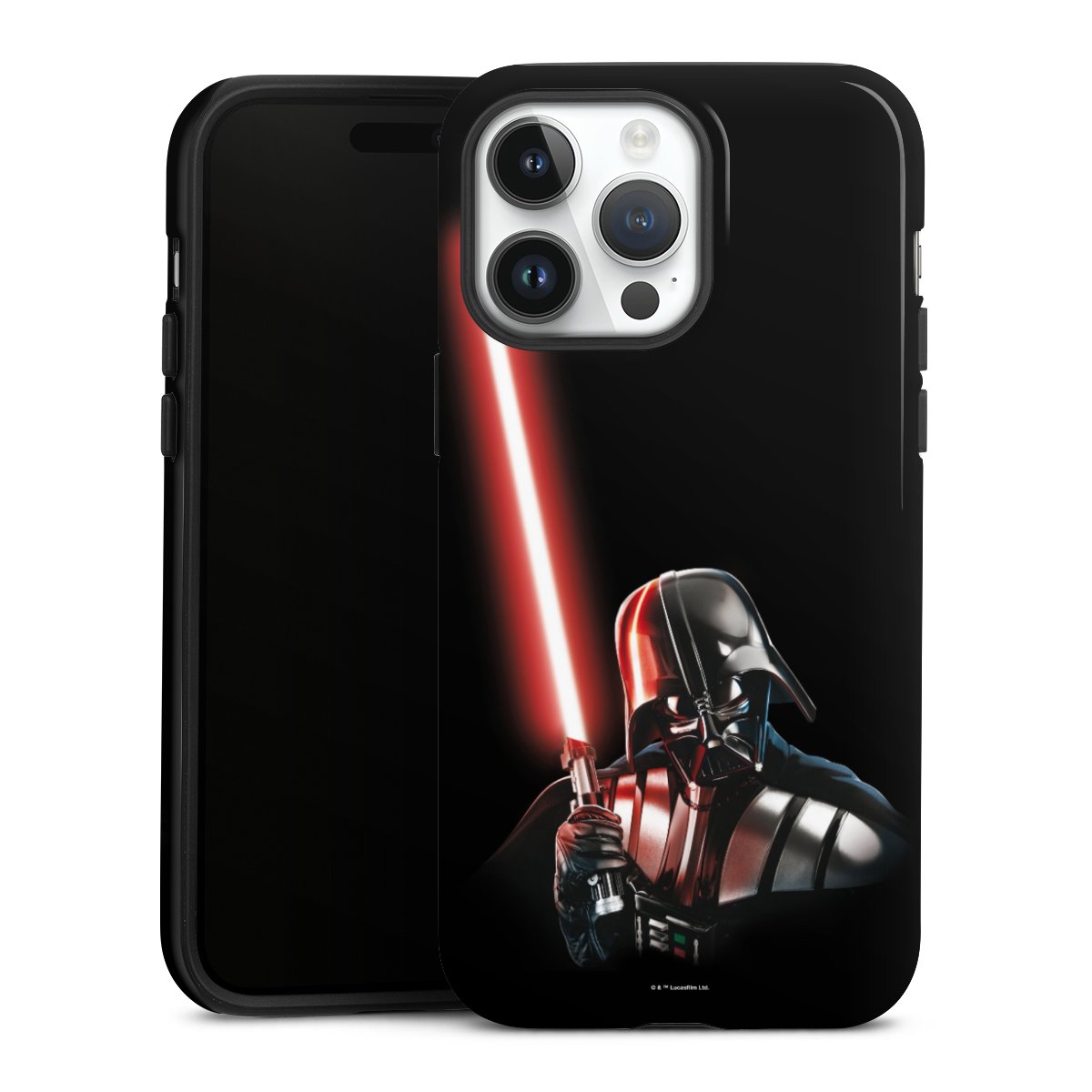 iPhone 14 Pro Max Handy Panzer Handyhülle robuste Outdoor Hülle Schutzhülle glänzend Star Wars Merchandise Darth Vader Tough Case