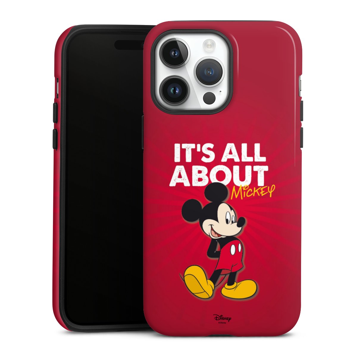 iPhone 14 Pro Max Handy Panzer Handyhülle robuste Outdoor Hülle Schutzhülle glänzend Mouse Disney Official Licensed Product Tough Case