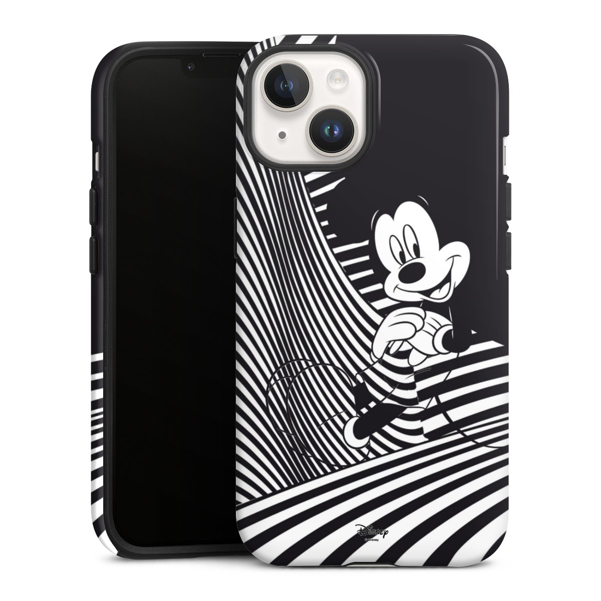 iPhone 14 Handy Panzer Handyhülle robuste Outdoor Hülle Schutzhülle glänzend Disney Official Licensed Product Mickey Mouse Tough Case