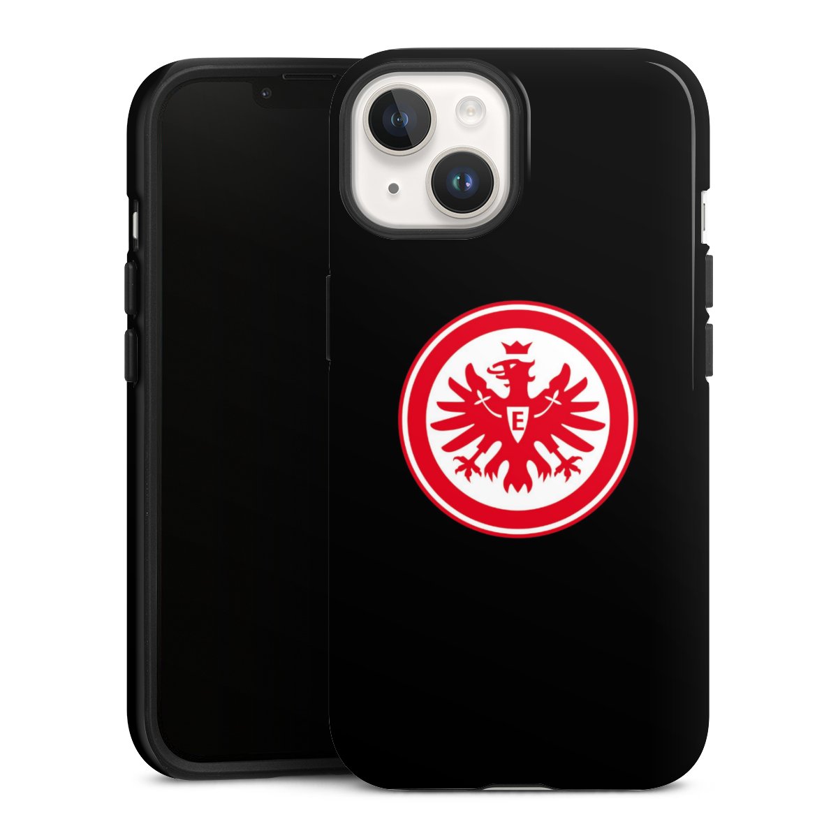 iPhone 14 Handy Panzer Handyhülle robuste Outdoor Hülle Schutzhülle glänzend Eintracht Frankfurt Sge Eagle Tough Case