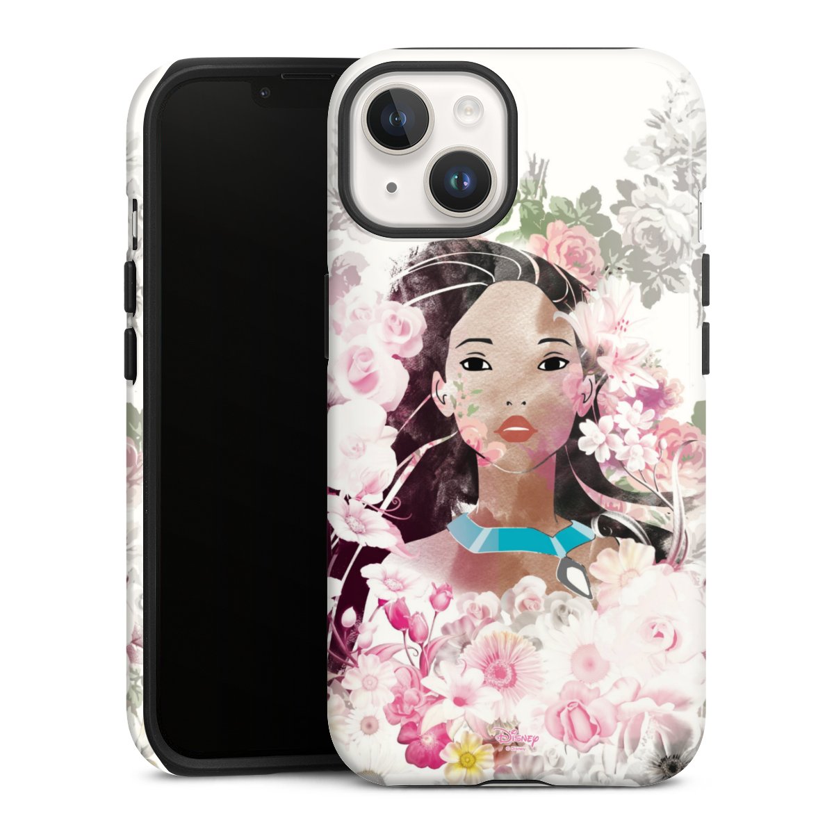 iPhone 14 Handy Panzer Handyhülle robuste Outdoor Hülle Schutzhülle glänzend Pocahontas Official Licensed Product Disney Tough Case