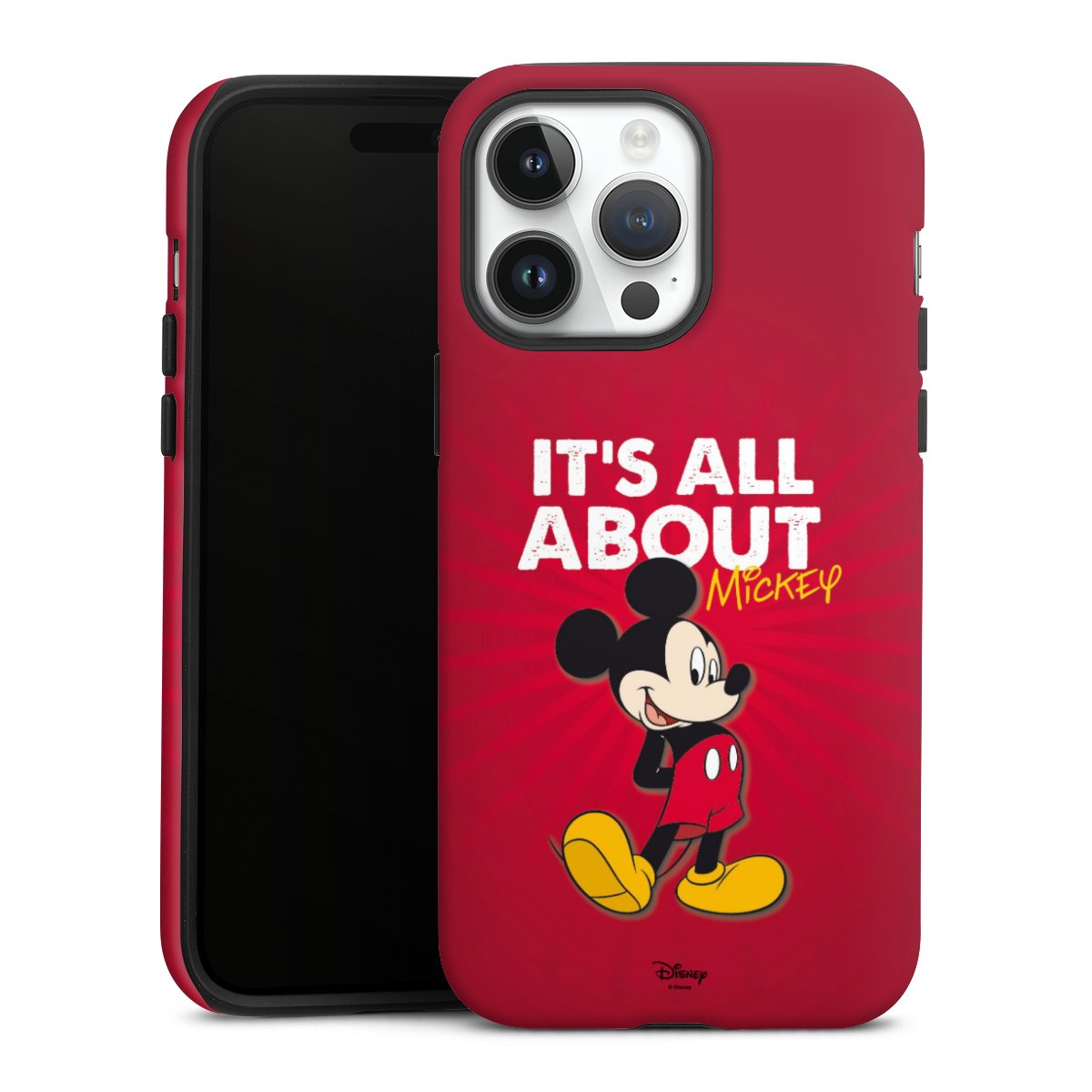 iPhone 14 Pro Max Handy Panzer Handyhülle robuste Outdoor Hülle Schutzhülle matt Mouse Disney Official Licensed Product Tough Case