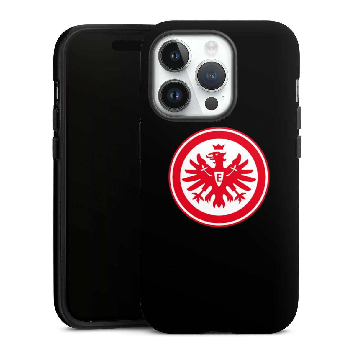 iPhone 14 Pro Handy Panzer Handyhülle robuste Outdoor Hülle Schutzhülle matt Eintracht Frankfurt Sge Eagle Tough Case