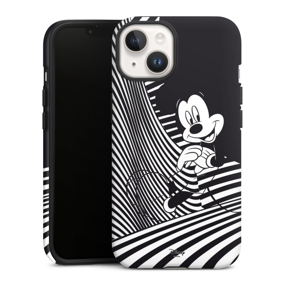 iPhone 14 Handy Panzer Handyhülle robuste Outdoor Hülle Schutzhülle matt Disney Official Licensed Product Mickey Mouse Tough Case