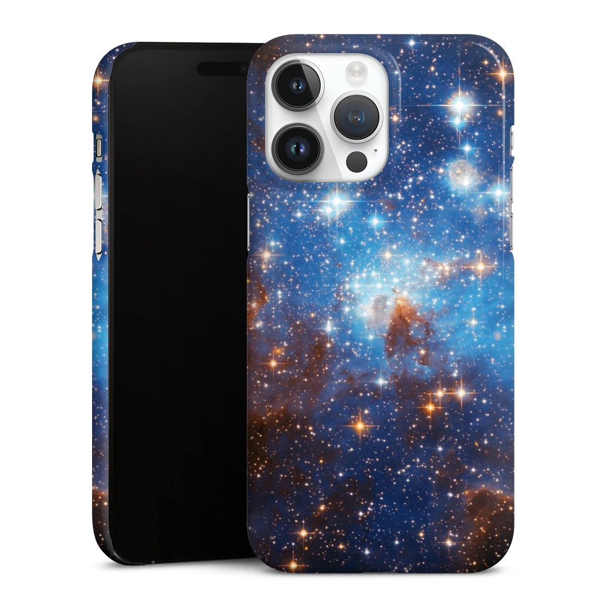 iPhone 14 Pro Max Handy Premium Case Smartphone Handyhülle Schutzhülle glänzend Star Weltall Galaxy Premium Case