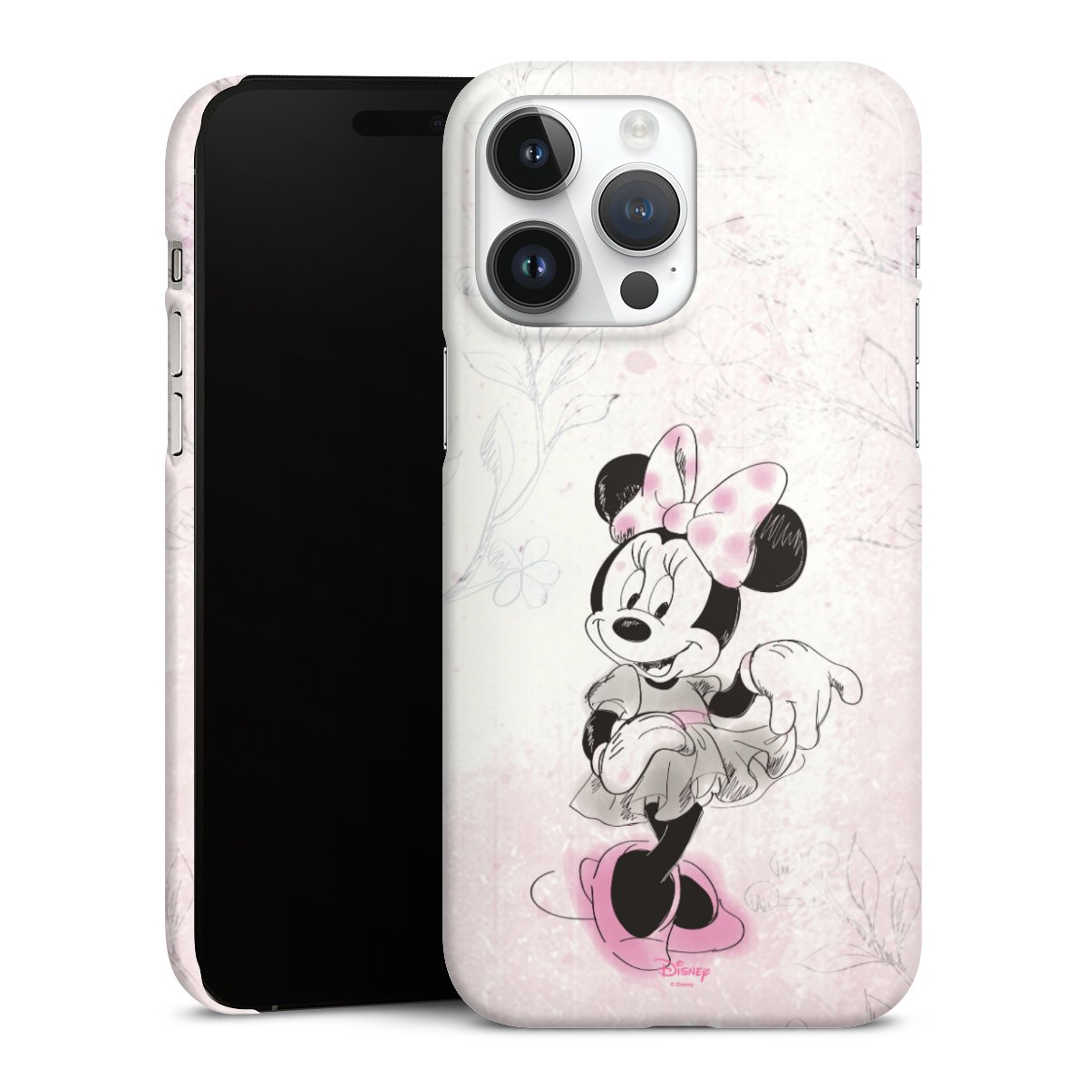 iPhone 14 Pro Max Handy Premium Case Smartphone Handyhülle Schutzhülle glänzend Disney Minnie Mouse Vintage Premium Case