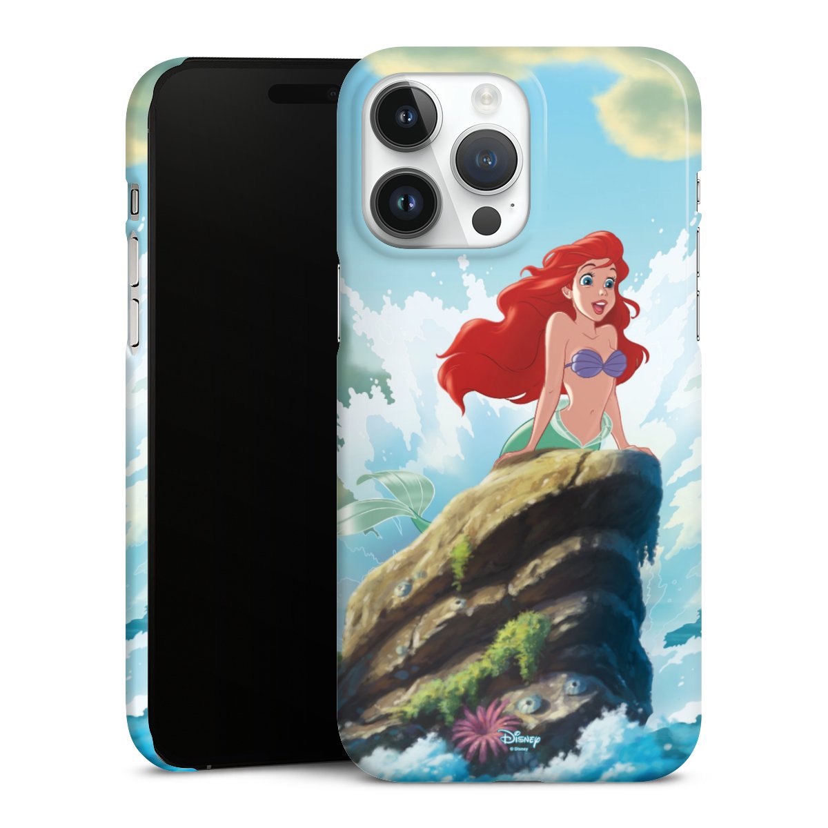 iPhone 14 Pro Max Handy Premium Case Smartphone Handyhülle Schutzhülle glänzend Mermaid Arielle Die Meerjungfrau Official Licensed Product Premium Case