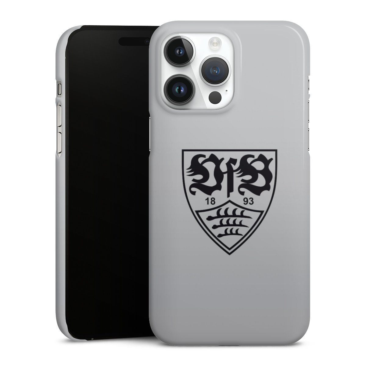 iPhone 14 Pro Max Handy Premium Case Smartphone Handyhülle Schutzhülle glänzend Logo Vfb Stuttgart Official Licensed Product Premium Case