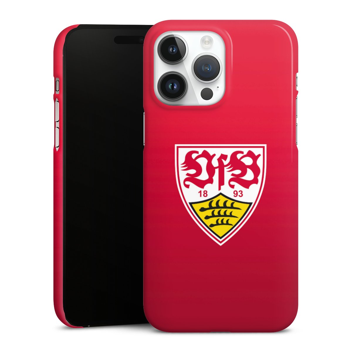 iPhone 14 Pro Max Handy Premium Case Smartphone Handyhülle Schutzhülle glänzend Official Licensed Product Vfb Stuttgart Premium Case