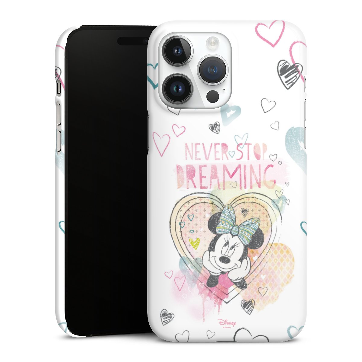 iPhone 14 Pro Max Handy Premium Case Smartphone Handyhülle Schutzhülle glänzend Disney Official Licensed Product Minnie Mouse Premium Case