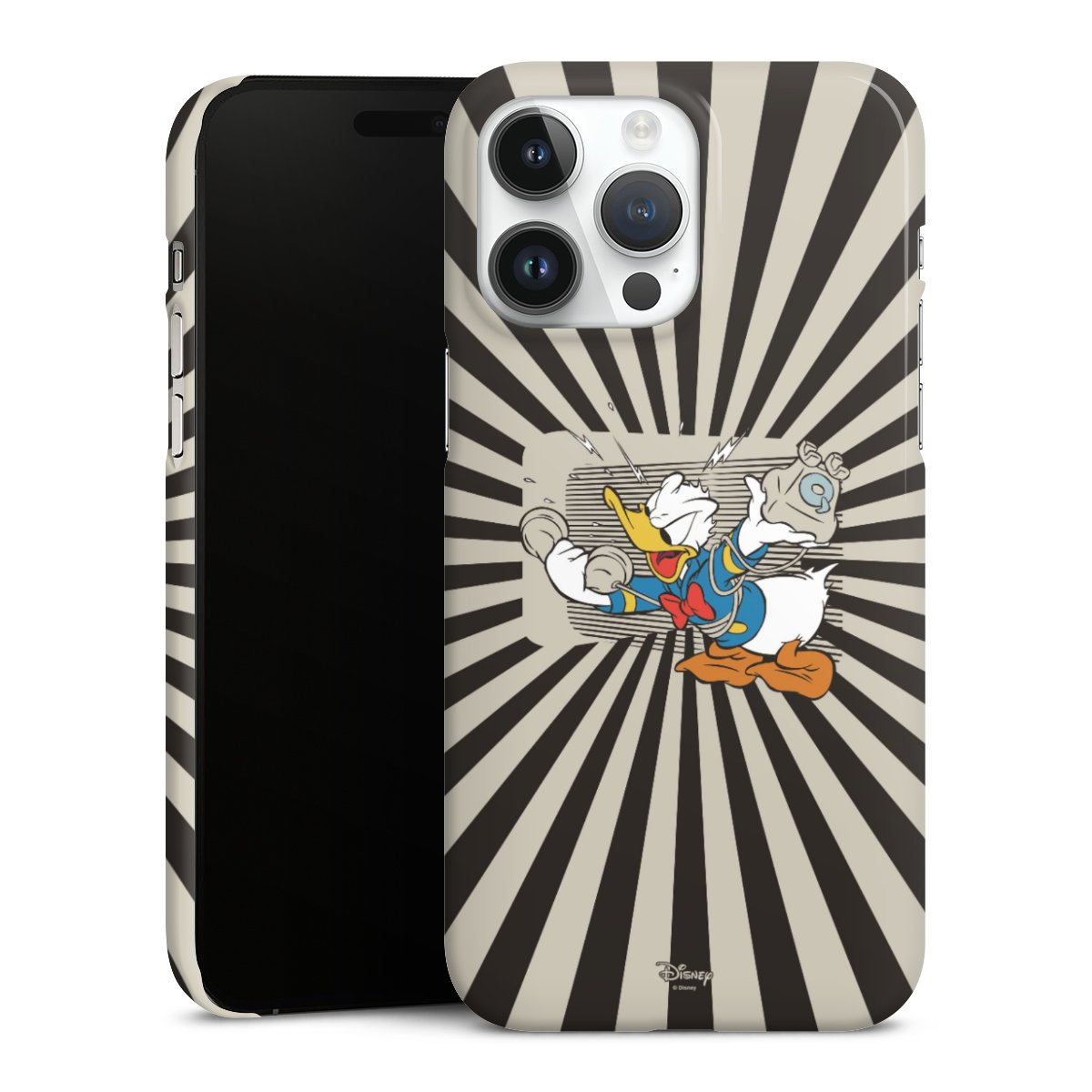 iPhone 14 Pro Max Handy Premium Case Smartphone Handyhülle Schutzhülle glänzend Donald Duck Disney Official Licensed Product Premium Case