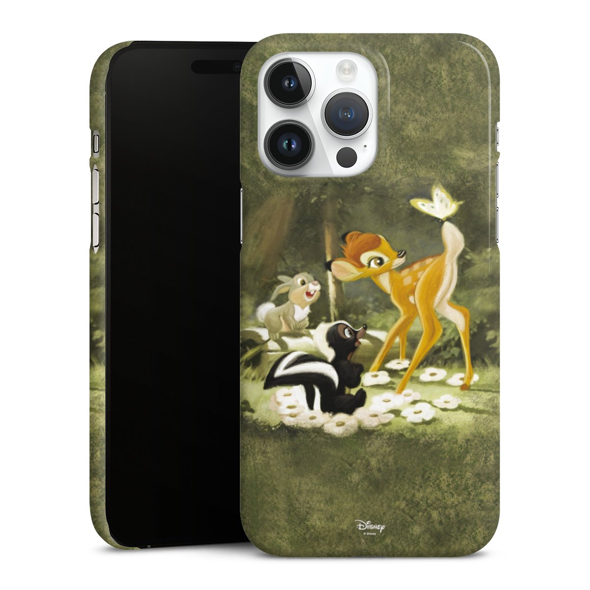 iPhone 14 Pro Max Handy Premium Case Smartphone Handyhülle Schutzhülle glänzend Disney Official Licensed Product Bambi Premium Case