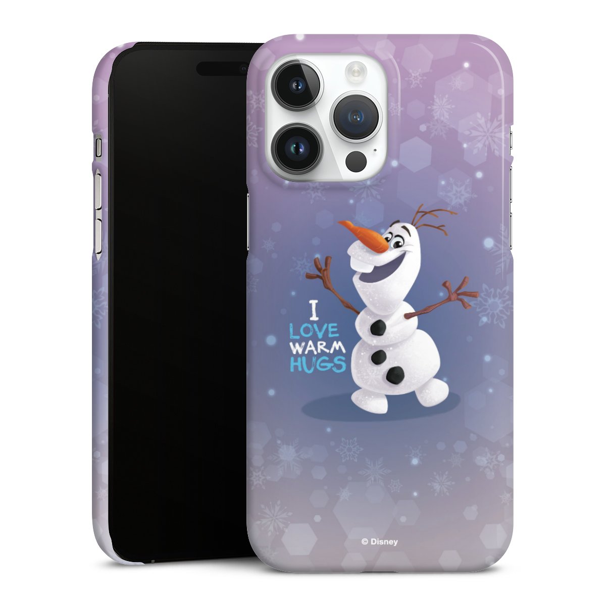 iPhone 14 Pro Max Handy Premium Case Smartphone Handyhülle Schutzhülle glänzend Frozen Frozen Olaf Official Licensed Product Premium Case