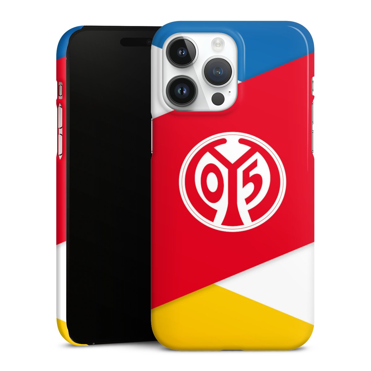 iPhone 14 Pro Max Handy Premium Case Smartphone Handyhülle Schutzhülle glänzend Official Licensed Product Soccer 1. Fsv Mainz 05 E.V. Premium Case