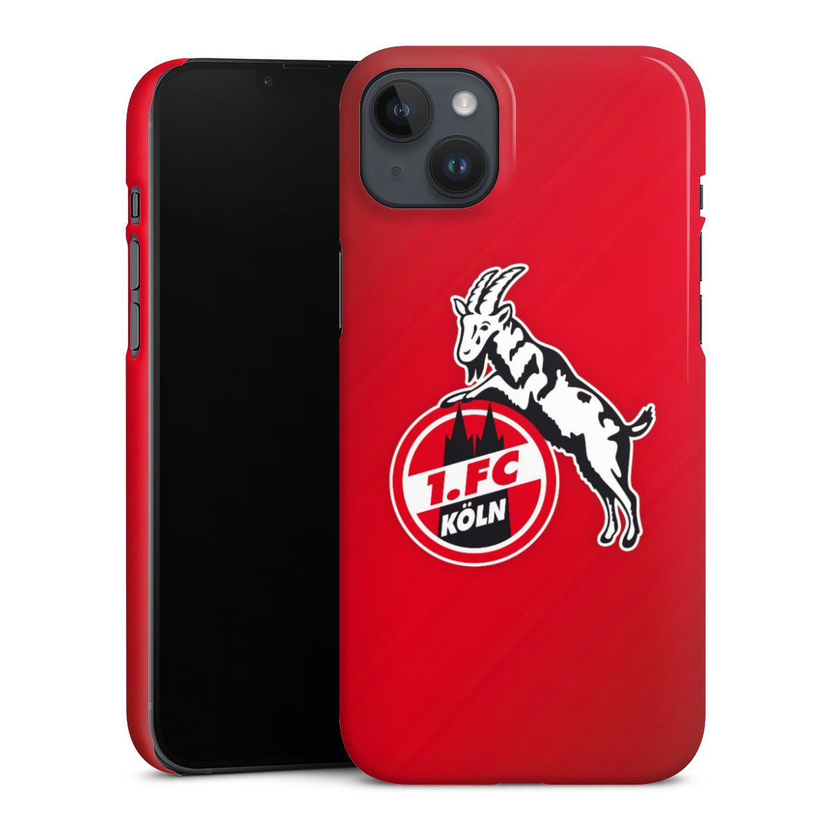 iPhone 14 Plus Handy Premium Case Smartphone Handyhülle Schutzhülle glänzend 1. Fc Köln Effzeh Official Licensed Product Premium Case