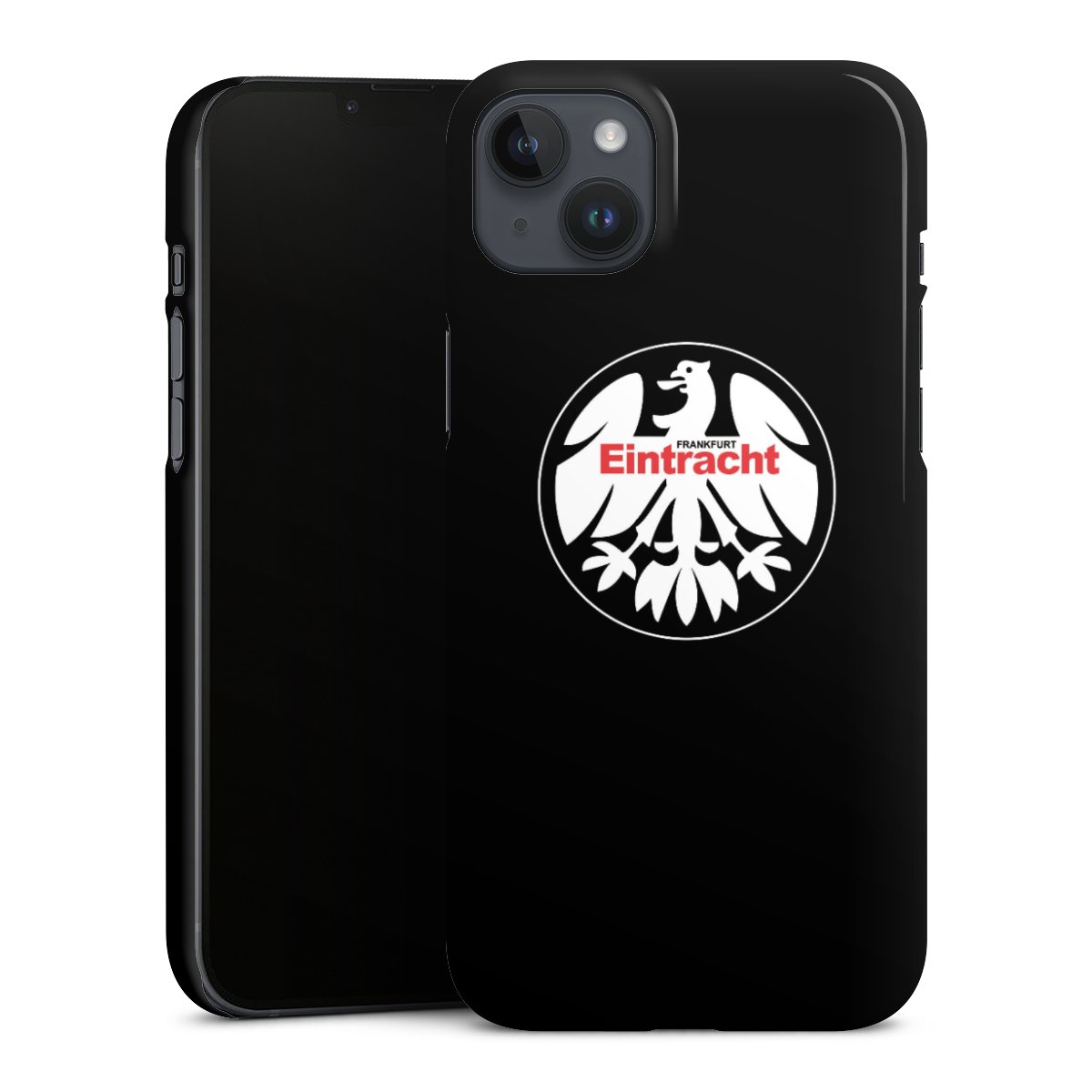 iPhone 14 Plus Handy Premium Case Smartphone Handyhülle Schutzhülle glänzend Sge Official Licensed Product Eintracht Frankfurt Premium Case