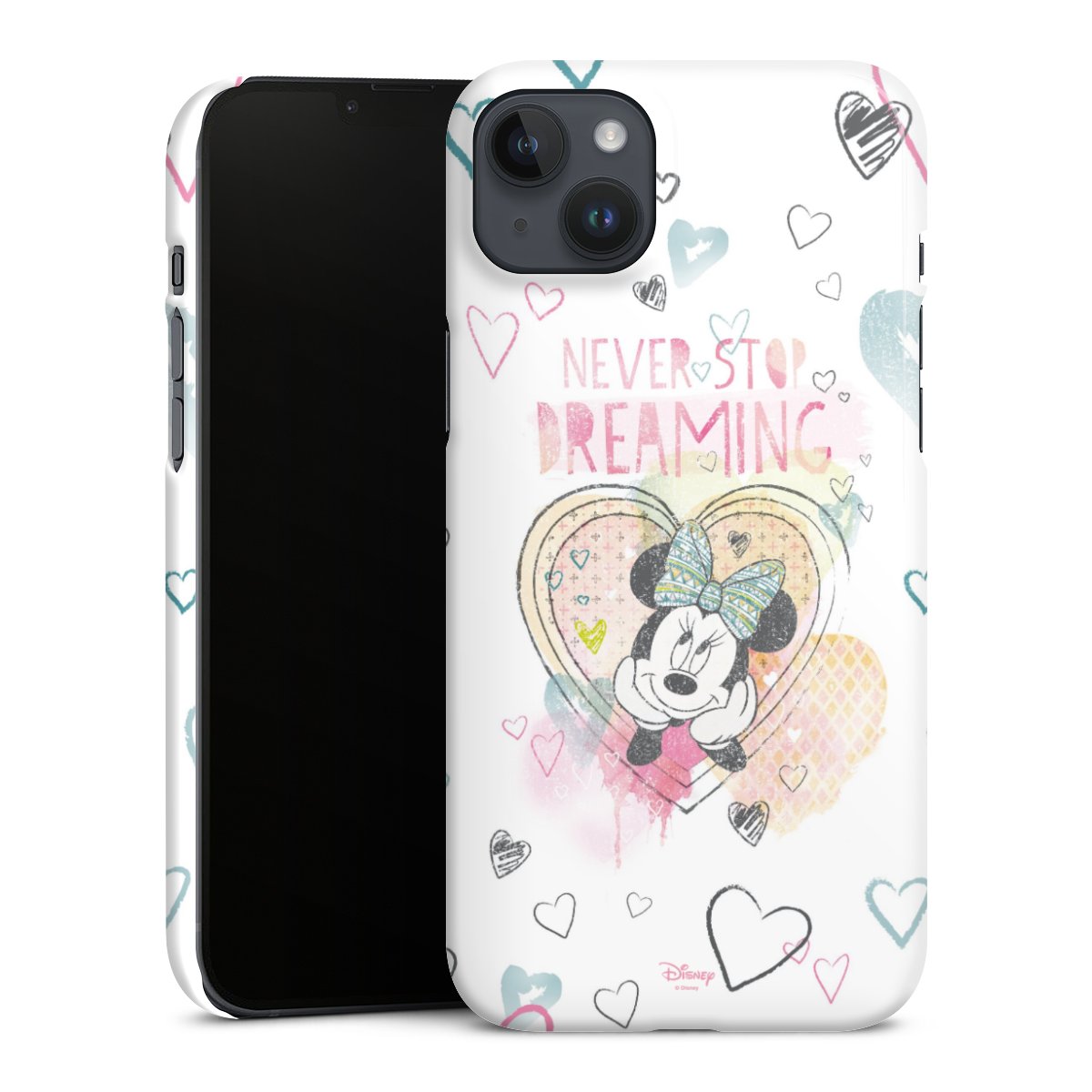 iPhone 14 Plus Handy Premium Case Smartphone Handyhülle Schutzhülle glänzend Official Licensed Product Disney Minnie Mouse Premium Case