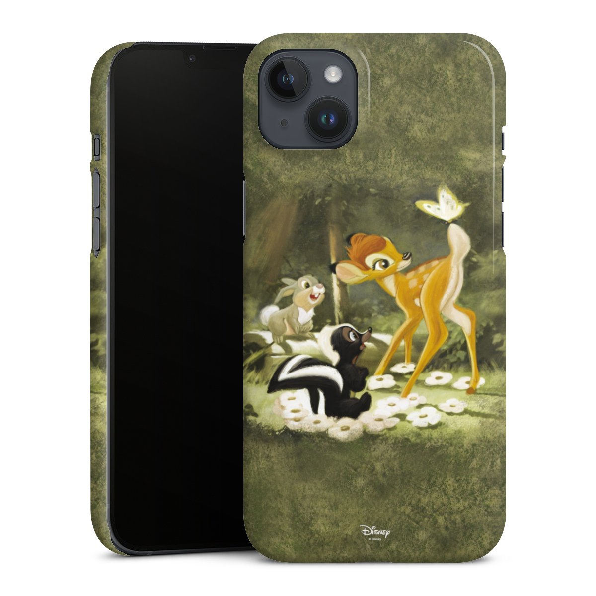 iPhone 14 Plus Handy Premium Case Smartphone Handyhülle Schutzhülle glänzend Disney Official Licensed Product Bambi Premium Case